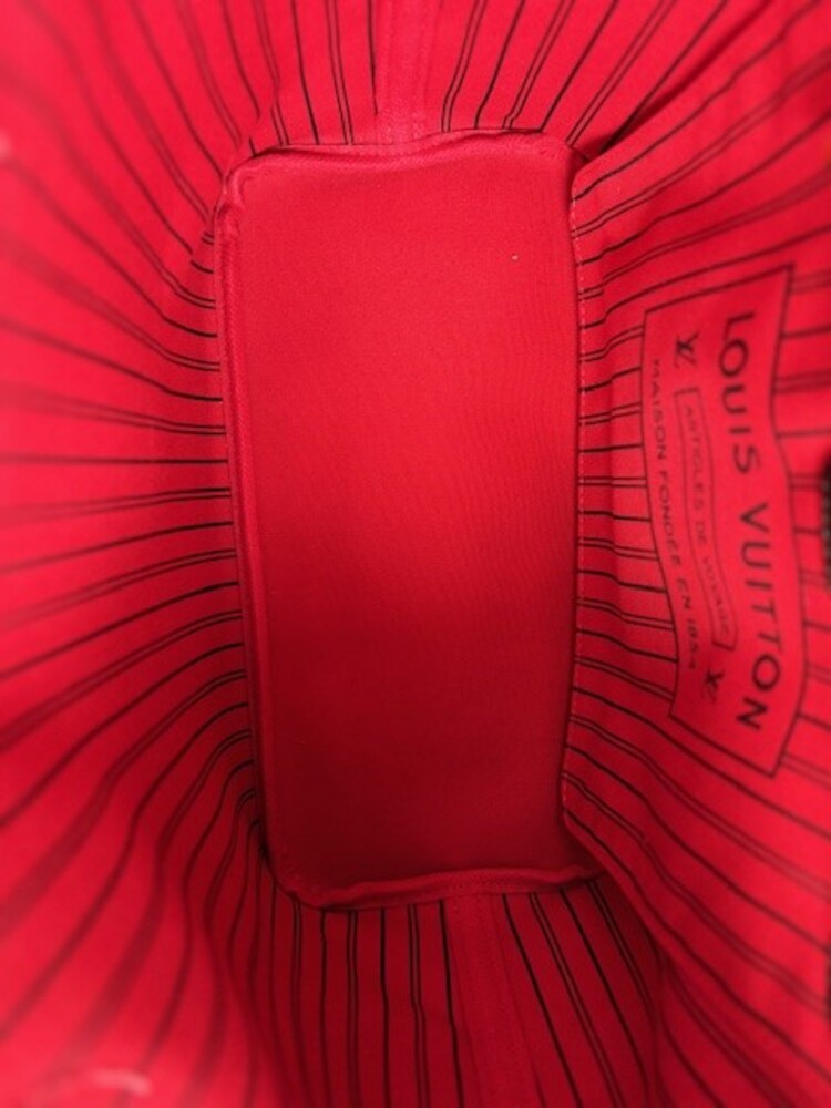 Louis Vuitton Neverfull MM Damier Ebene with Cerise interior - Picture 10 of 16